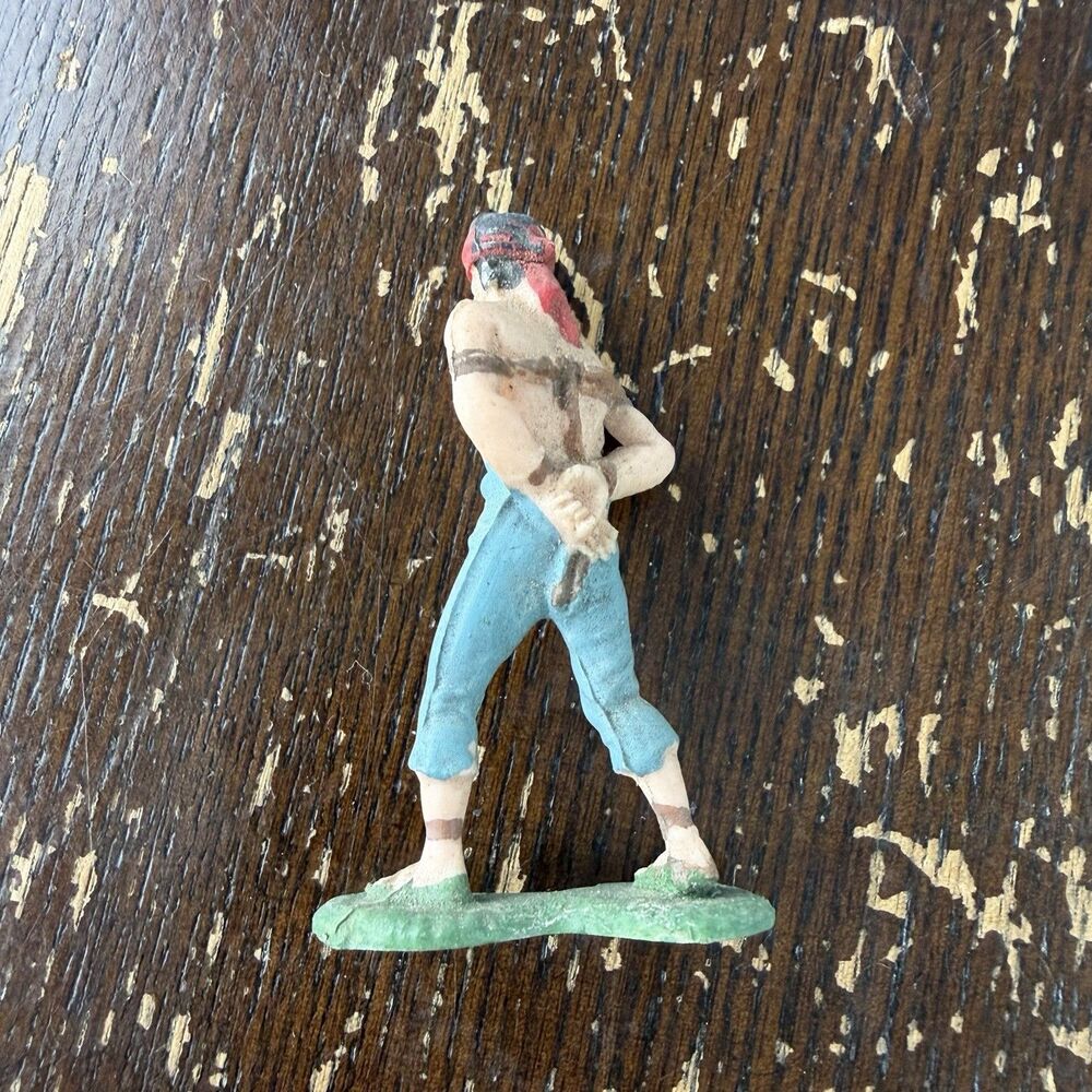 Vintage Louis Marx Pirates Hand Painted 2.5” 1960s Swashbuckler Sailor Captain - Picture 11 of 11